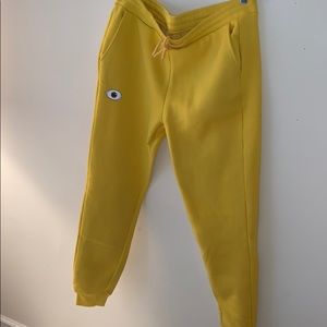 Bad Bunny yellow joggers